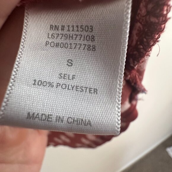 Charming Charlie's Boho Blouse Women's Size Small - Picture 4 of 4